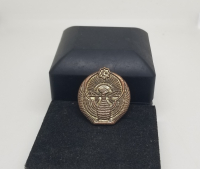 TANRI AHURA MAZDA GÖRSELLİ ANTİKA METAL APLİK