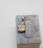 KABARTMA İŞÇİLİKLİ GÜMÜŞ BUDA KOLYE UCU