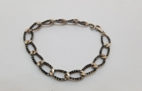 GRANAT TAŞLI GÜMÜŞ BİLEKLİK