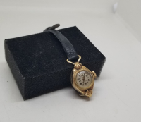 ÇALIŞIR DURUMDA ANTİKA ALTIN KOL SAATİ