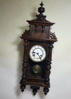 OSMANLI DÖNEMİ BÜYÜK BOY EMAYE KADRAN DUVAR SAATİ