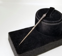 UÇ KISMI LALE FİGÜRLÜ OSMANLI DÖNEMİ GÜMÜŞ İĞNE