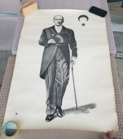 BÜYÜK BOY DEKORATİF ATATÜRK POSTERİ