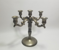 GÜMÜŞ KAPLAMA ANTİKA ŞAMDAN