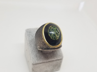 ÜZERİ NAZAR EBCEDLİ GÜMÜŞ YÜZÜK