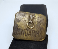 CUMHURİYET BAŞLARI NADİR JANDARMA KEMER TOKASI