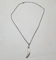 KURT DİŞİNDEN YAPILMIŞ ÖZEL YAPIM KOLYE