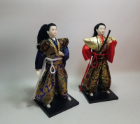 İKİ ADET JAPON SAVAŞIÇISI GÖRSELLİ MASAÜSTÜ OBJE