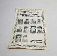 1970 LERDEN ÇOK NADİR SİYASİ AFİŞ