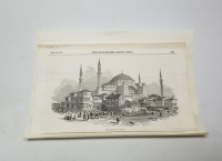 AYASOFYA CAMİİ GÖRSELLİ OSMANLI DÖNEMİ GRAVÜR