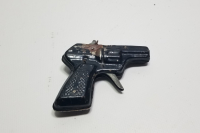 YERLİ YAPIM ANTİKA METAL MANTAR TABANCASI