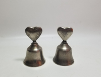 İKİ ADET METAL UŞAK ZİLİ