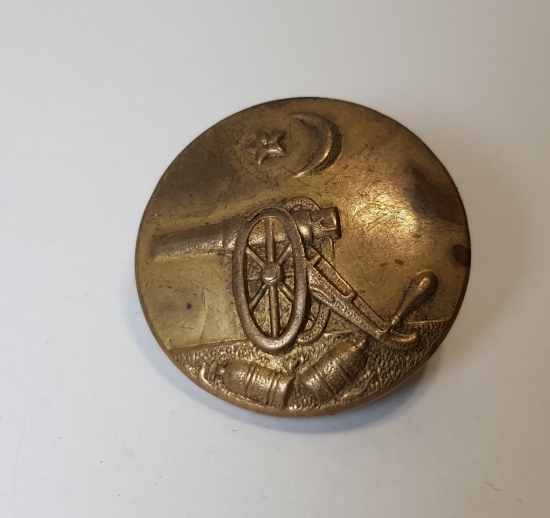 1. DÜNYA SAVAŞI ÇOK NADİR OSMANLI TOPÇU SUBAY DÜĞMESİ