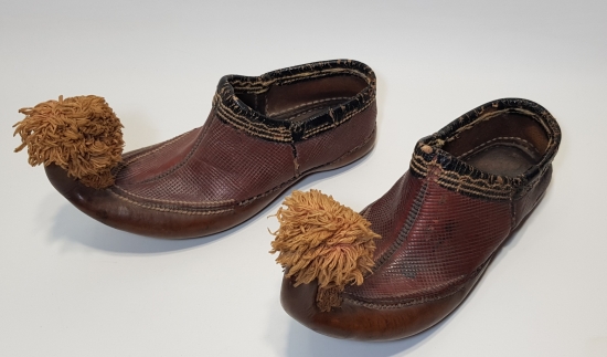 1. DÜNYA SAVAŞI - KURTULUŞ SAVAŞI DÖNEMİ PALİKARYA YUNAN ASKER AYAKKABISI - ÇOK NADİR 