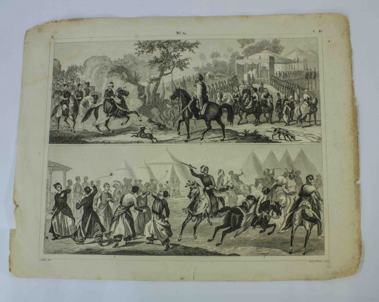 G. HECK - HENRY OSMANLI TEMALI WINKES GRAVÜR BASKI