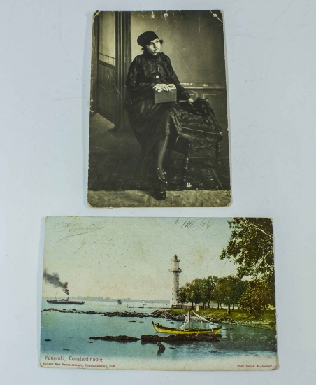 OSMANLI DÖNEMİ 2 ADET KARTPOSTAL
