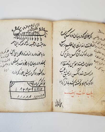 OSMANLI DÖNEMİ BOL EBCEDLİ VE TILSIMLI EL YAZMA ENAM-I ŞERİF