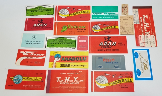 20 ADET YOLCULUK BİLETİ 