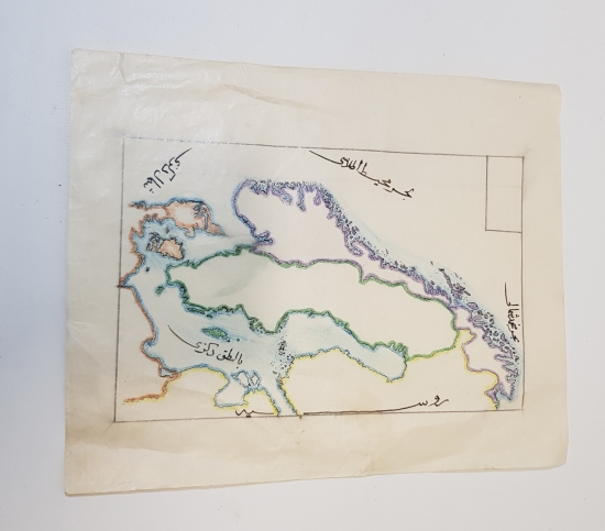 EL ÇİZİMİ OSMANLICA HARİTA