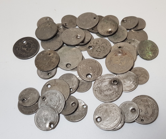 OSMANLI DÖNEMİ 50 ADET MADENİ PARA