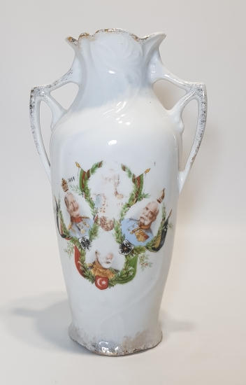 1. DÜNYA SAVAŞI DÖRTLÜ İTTİFAK PORSELEN VAZO