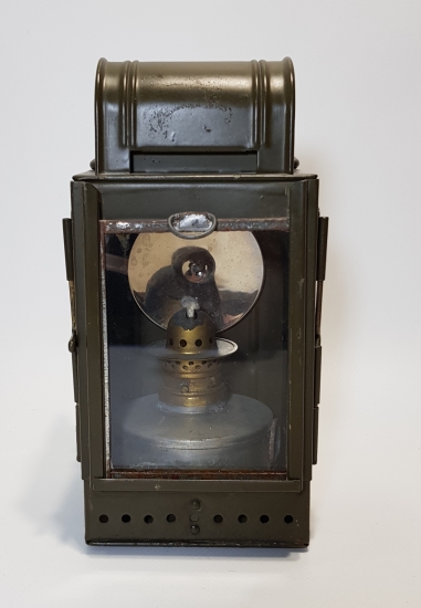 OSMANLI DÖNEMİ ÇİL KONDİSYONDA ASKERİ İŞARET LAMBASI 