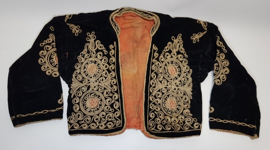 OSMANLI DÖNEMİ TAHTACI İŞİ BOL İŞLEMELİ GELİN CEPKENİ 