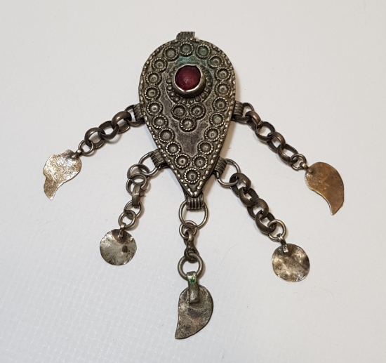 OSMANLI DÖNEMİ GÜMÜŞ KOLYE UCU