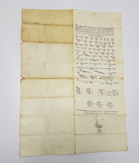 OSMANLI DÖNEMİ HÜCCET - MAHKEME KARARI 