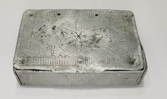 1. DÜNYA SAVAŞI ESİR RUM ASKER İŞİ SİGARA TABAKASI