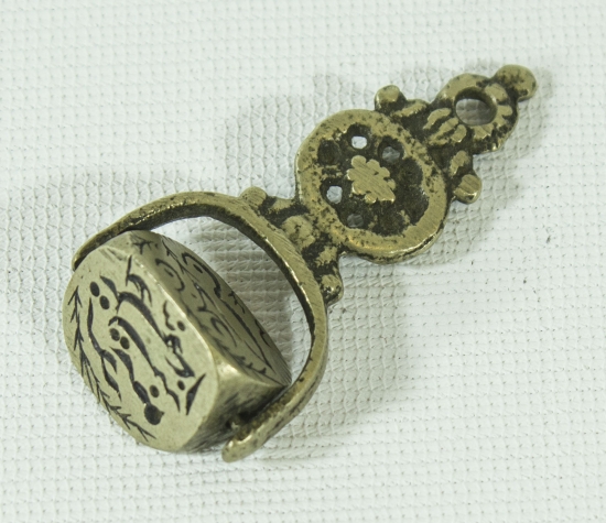 OSMANLI DÖNEMİ ALPAKA DÖNERLİ MÜHÜR