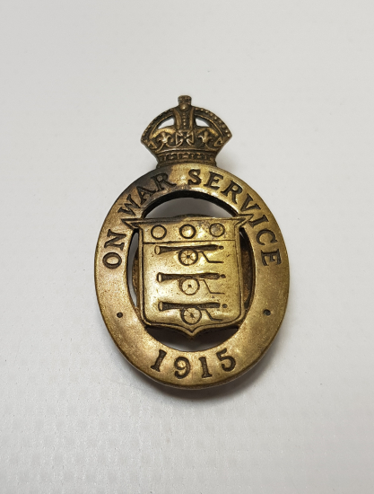 ÇANAKKALE SAVAŞI 1915 TARİHLİ İNGİLİZ ROZET