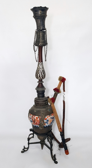 OSMANLI DÖNEMİ TAM TAKIM GÜMÜŞ NARGİLE