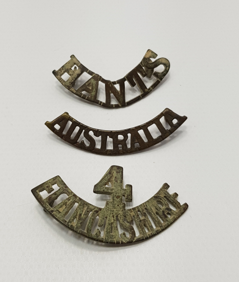 1. DÜNYA SAVAŞI İNGİLİZ AVCI TABURU ROZETLERİ