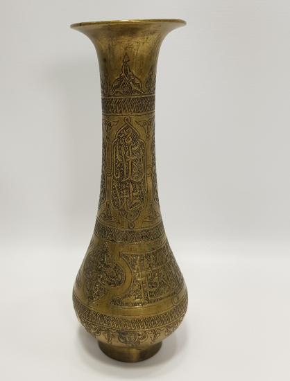 İRAN İŞİ TAMAMI EL İŞÇİLİĞİ AYETLERLE BEZELİ PİRİNÇ VAZO