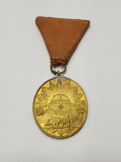 OSMANLICA YAZILI ORJİNAL KURDELALI İSTİKLAL MADALYASI