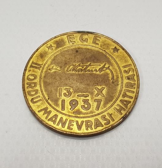 1937 EGE 2. ORDU MANEVRASI MADALYA