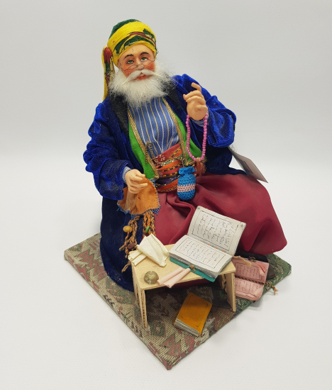 OSMANLI ARZUHALCİ BETİMLEMELİ KİTRE BEBEK 