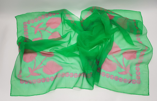 ESKİ HACI İŞİ KİRAZLI BÜRÜMCEK - KINA ÖRTÜSÜ