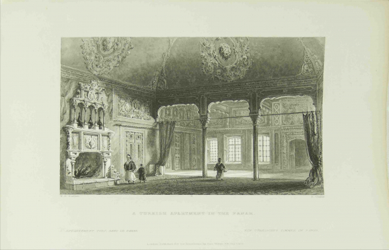 W.H. BARTLET  E. CHALIS TAŞ BASKI GRAVÜR