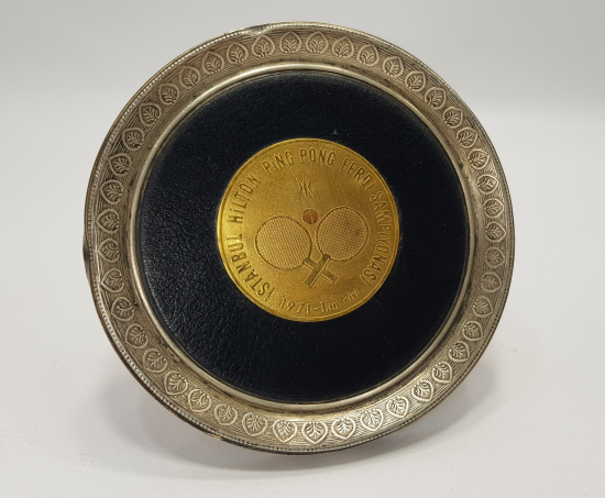 1971 YILI PİNG PONG YARIŞMASI 1. Sİ GÜMÜŞ MADALYON