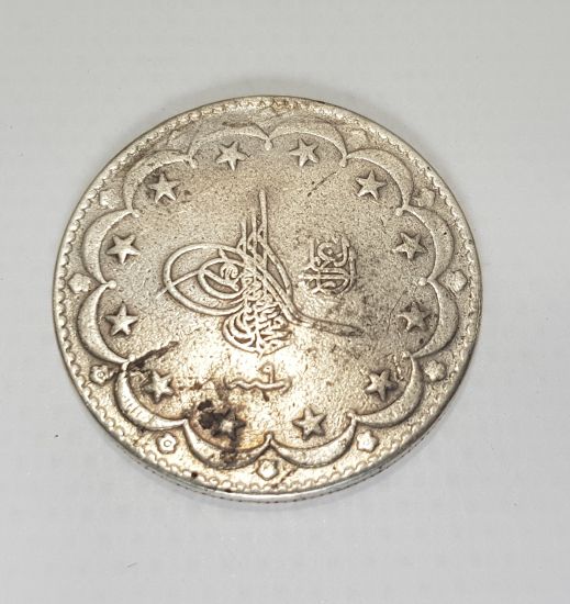 MEHMED REŞAD HAN DÖNEMİ GÜMÜŞ 20 KURUŞ PARA