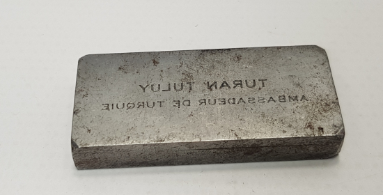 BÜYÜKELÇİ TURAN TULUY MÜHÜR 