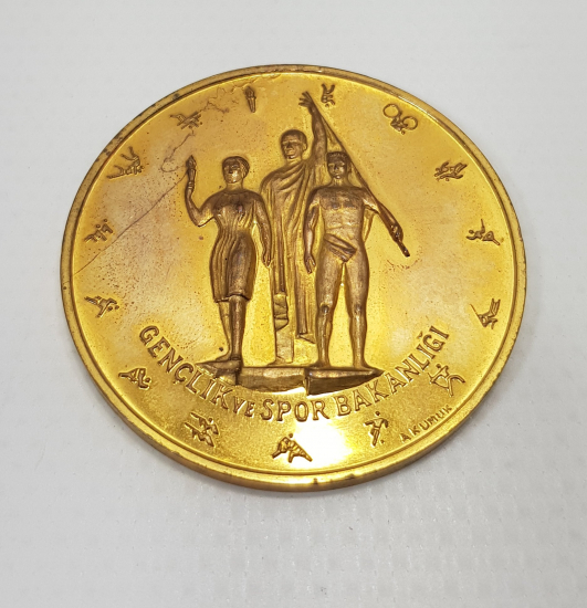 CUMHURİYETİMİZİN KURULUŞUNUN 50. YIL HATIRASI MADALYON