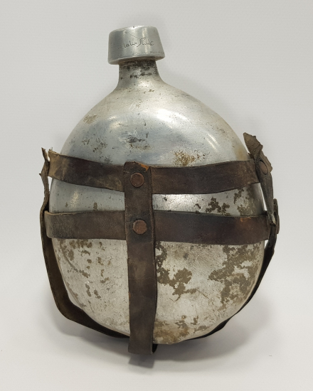 1. DÜNYA SAVAŞI DÖNEMİ ASAKİR-İ ŞAHANE YAZILI OSMANLI ASKERİ MATARASI