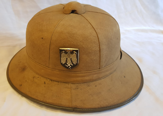 2. DÜNYA SAVAŞI NAZİ ALMANYASI AFRİKA KOLORDU ASKER MİĞFERİ - ÇOK NADİR