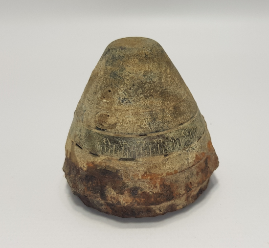 1. DÜNYA SAVAŞI OSMANLICA YAZILI TOP MERMİSİ BAŞLIĞI