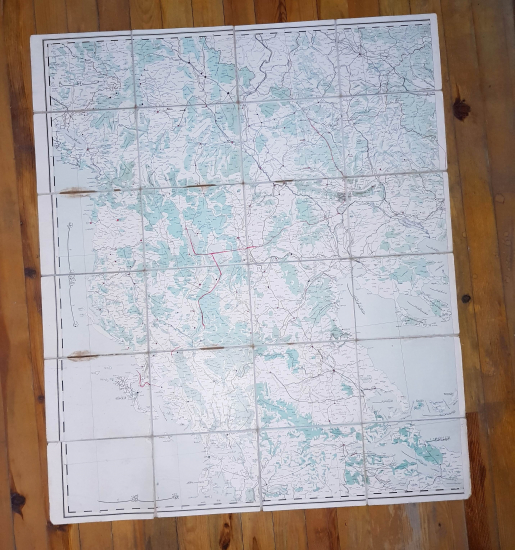 OSMANLI DÖNEMİ DEV BOY BALKANLAR HARİTASI