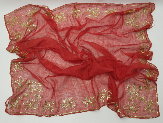 OSMANLI DÖNEMİ ALTIN TEL KIRMA İŞÇİLİKLİ GELİN BAŞI KOZAK TELLİSİ 