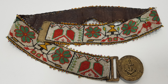 MEŞRUTİYET DÖNEMİ BONCUK İŞİ ASKERİ DENİZCİ KEMER